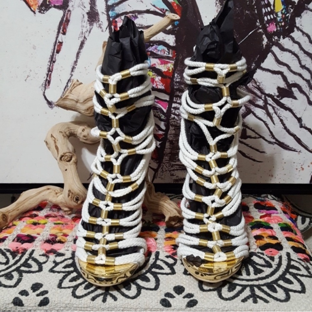 Wild Rose Rope heels